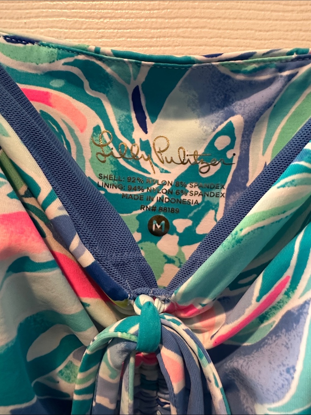 Lilly Pulitzer Turquoise Floral Dress.